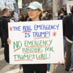 Atlanta Demonstrators Protest Trump’s Emergency Declaration