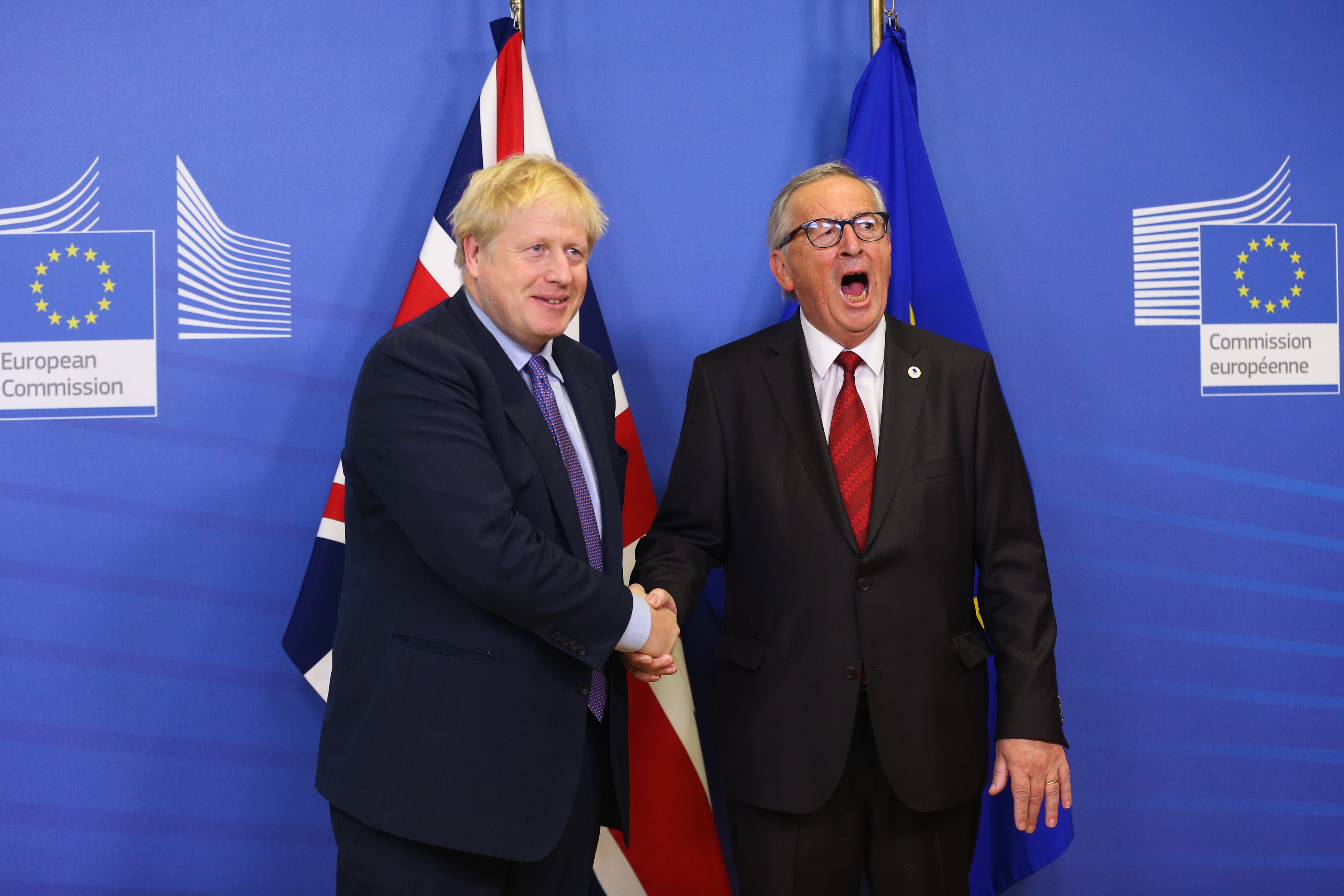 Brexit - Johnson - Juncker