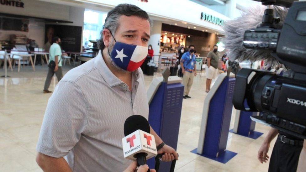 Usa - Ted Cruz - Texas - Cancun