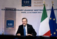 211015 G20 - Vertice - Roma - Draghi