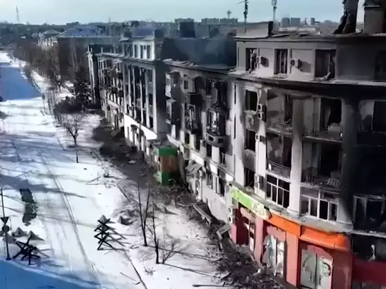 230304 Ucraina - Bakhmut - distruzione