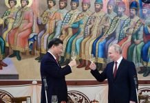 230322 Ucraina - Putin - Xi - brindisi
