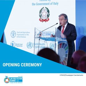 230727 Guterres all'inaugurazione del Vertice della Fao a Roma