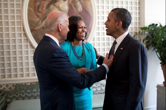 240211 Usa 2024 277 - Michelle Obama con il marito e Joe Biden